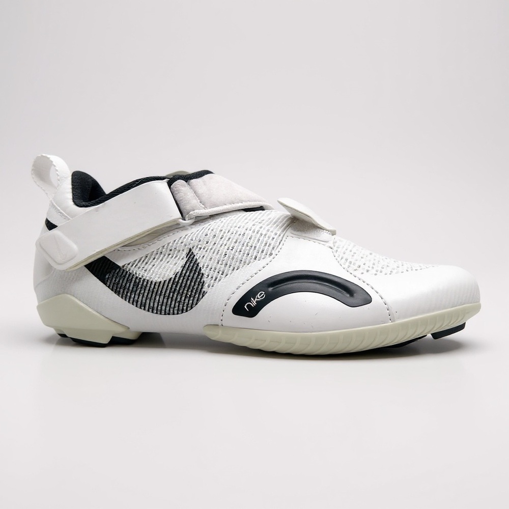 Nike White and Black cycling shoes